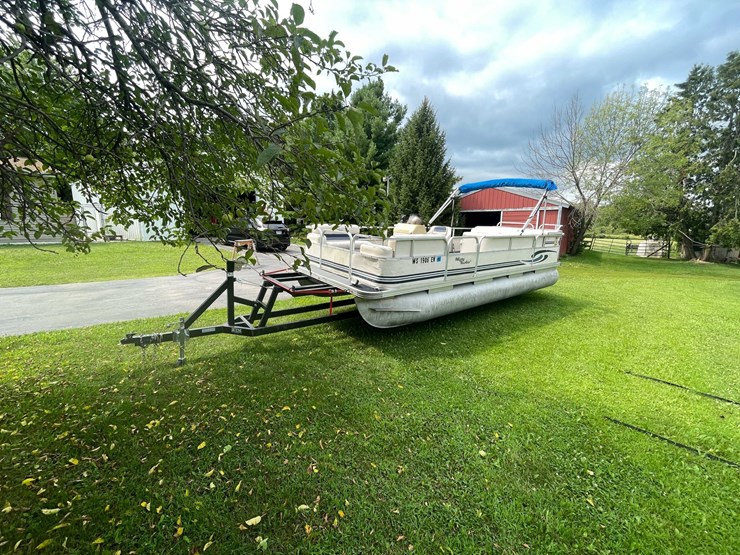 #320-•-1999-misty-harbor-pontoon-boat-(has-wi-title)-(new-london,-wi)-image-1