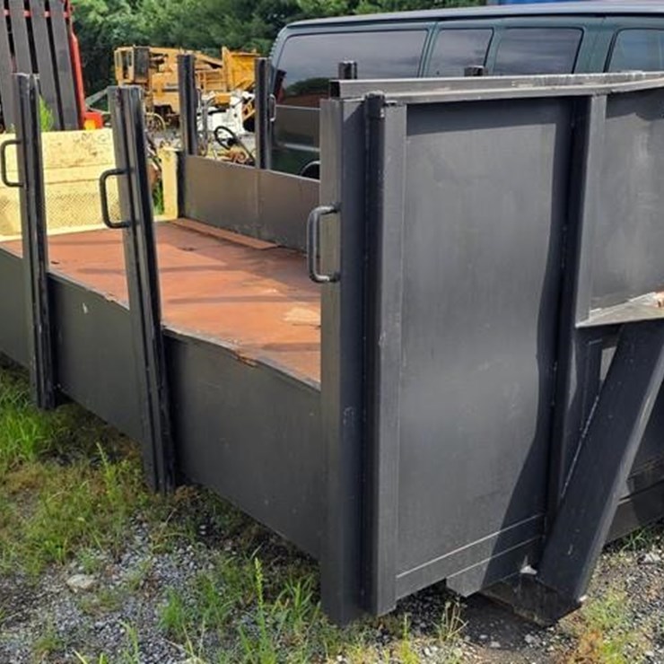 ROLLOFF METAL FLAT BED