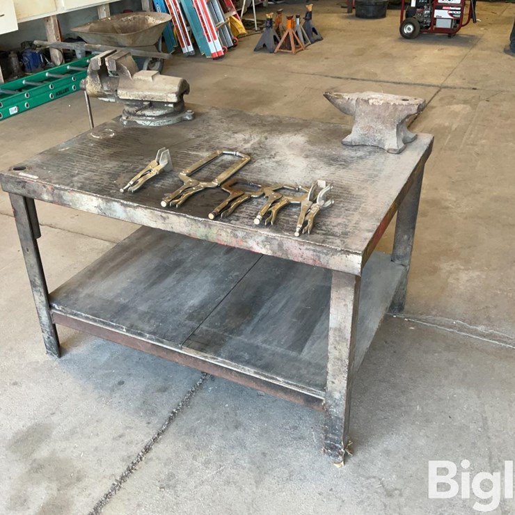 Shop Built 3’x4’ Steel Work Bench