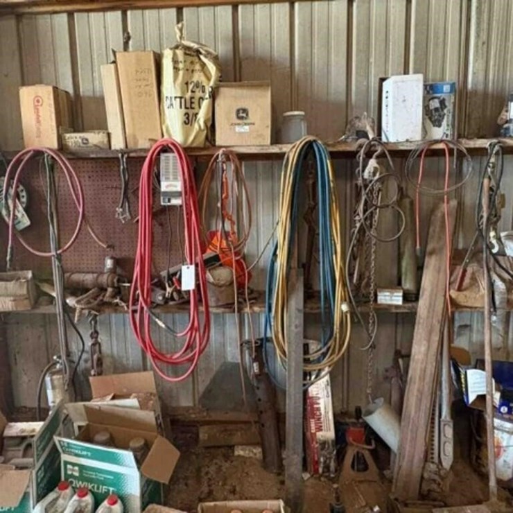 Contents of NE Wall - Assort. Of Tools
