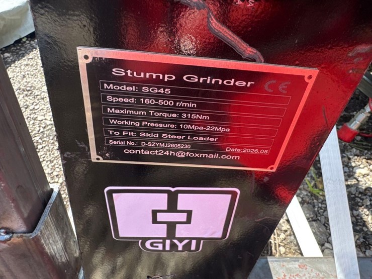 new-giyi-co-hydraulic-skidloader-stump-grinder-attachment-model-sg45-image-4