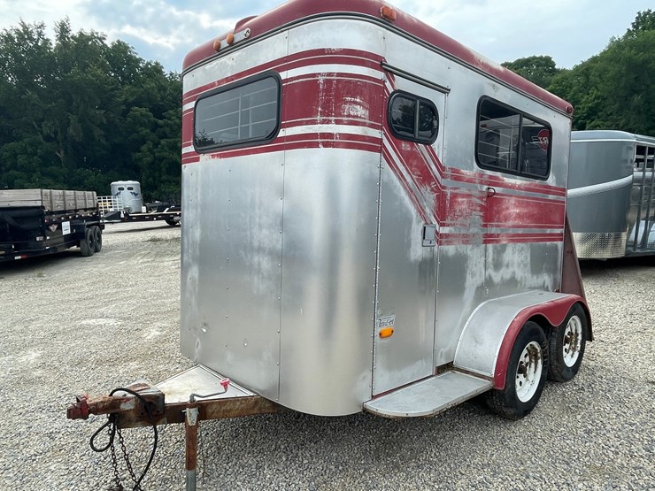 #420-•-1985-trail-et-2-horse-bumper-(has-wi-title)-(helenville,-wi)-image-1
