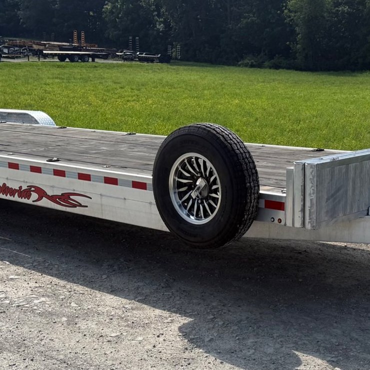 #406 • 2022 Wolverine Aluminum Flatbed Trailer(Has WI Title)(Helenville, WI)