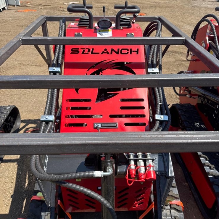New SD LANCH Co Mini Stand-On Skidloader Model SSL60