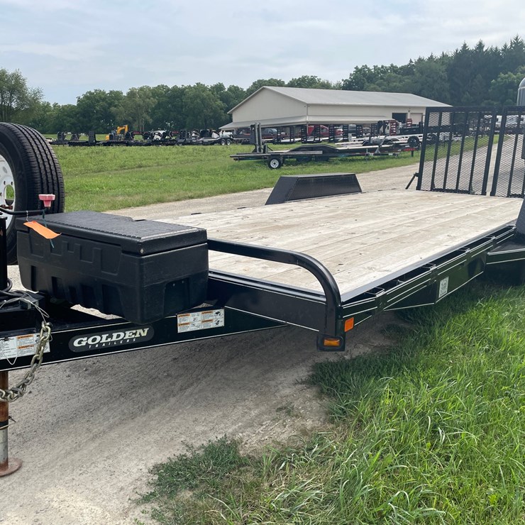 #412 • 2021 Corn Pro 7 x 20' Flatbed (Has WI Title) (Helenville, WI)
