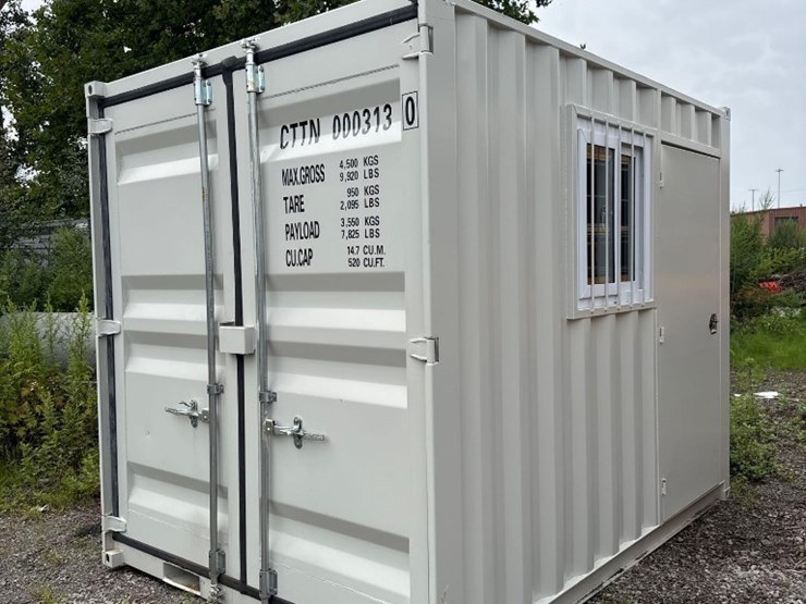 new-10ft-x-7ft-steel-mini-shipping/office-container-image-1