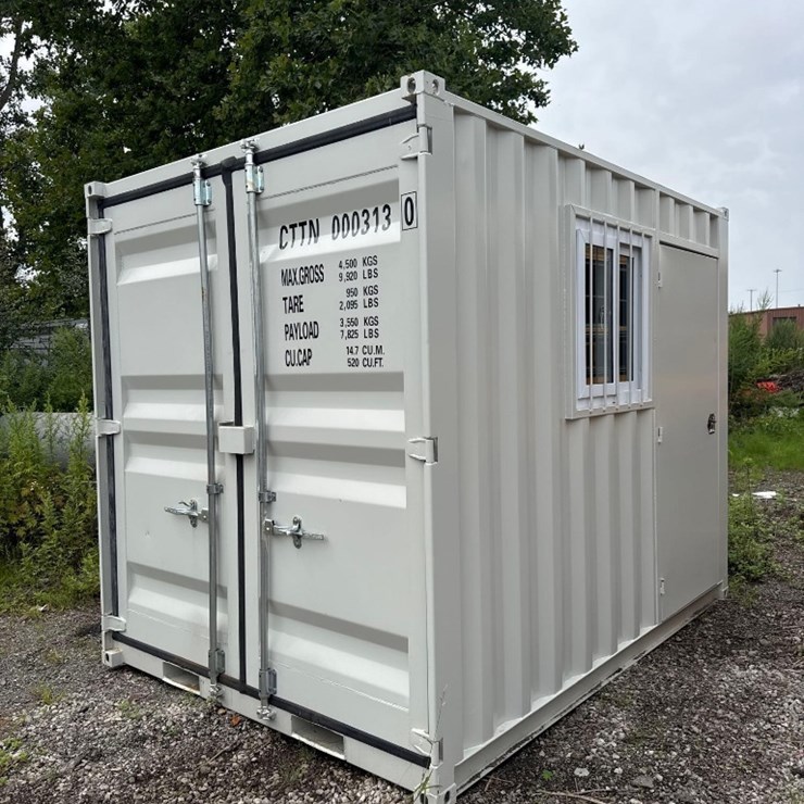 New 10ft x 7ft Steel Mini Shipping/Office Container