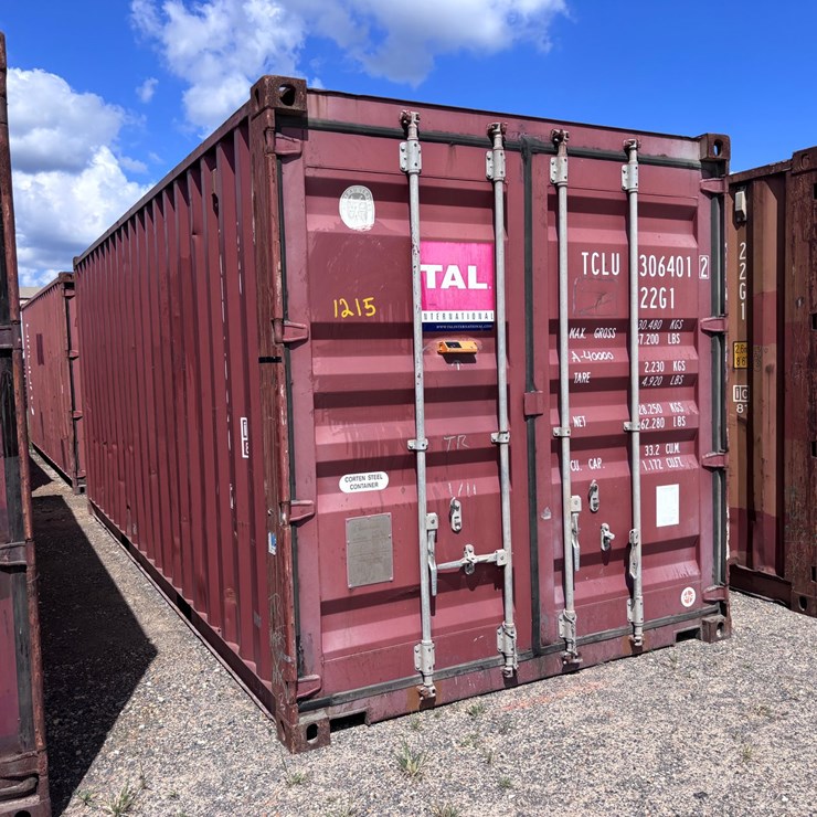#1215 • 20FT SHIPPING CONTAINER