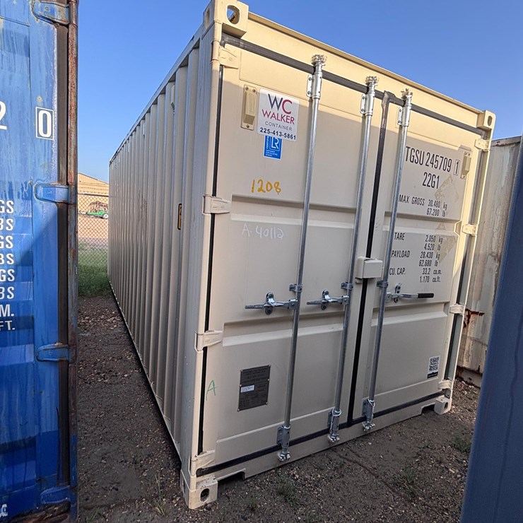 #1208 • 20FT NEW ONE TRIP SHIPPING CONTAINER