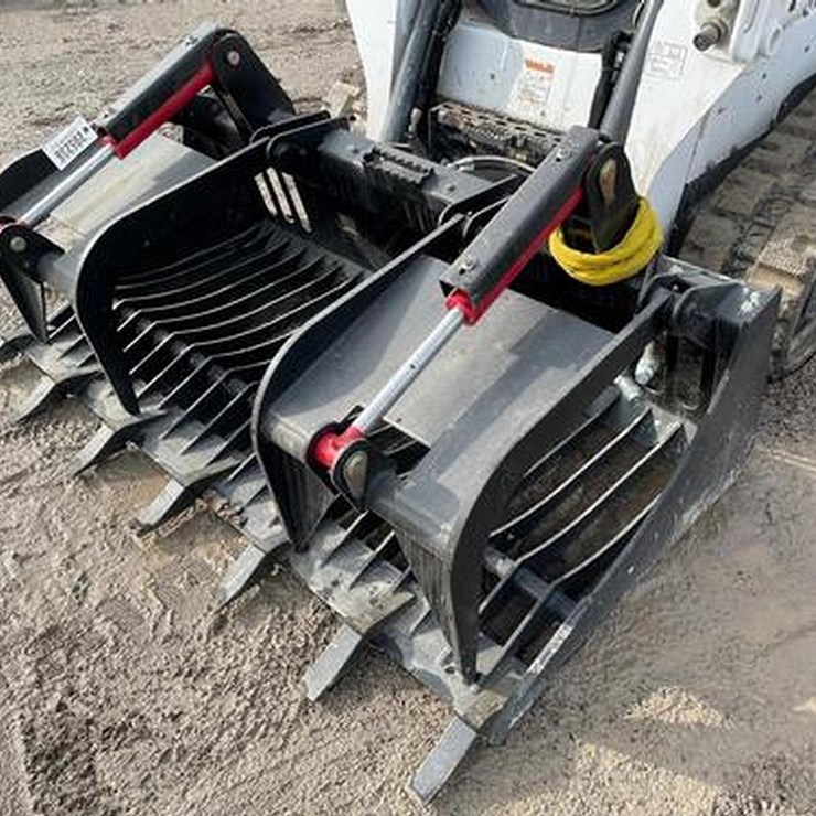 Wildcat 72" Heavy Duty Skid Steer Skeleton Grapple w/ Teeth