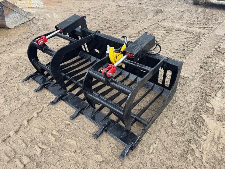 wildcat-78"-skid-steer-skeleton-grapple-w/-teeth-image-1