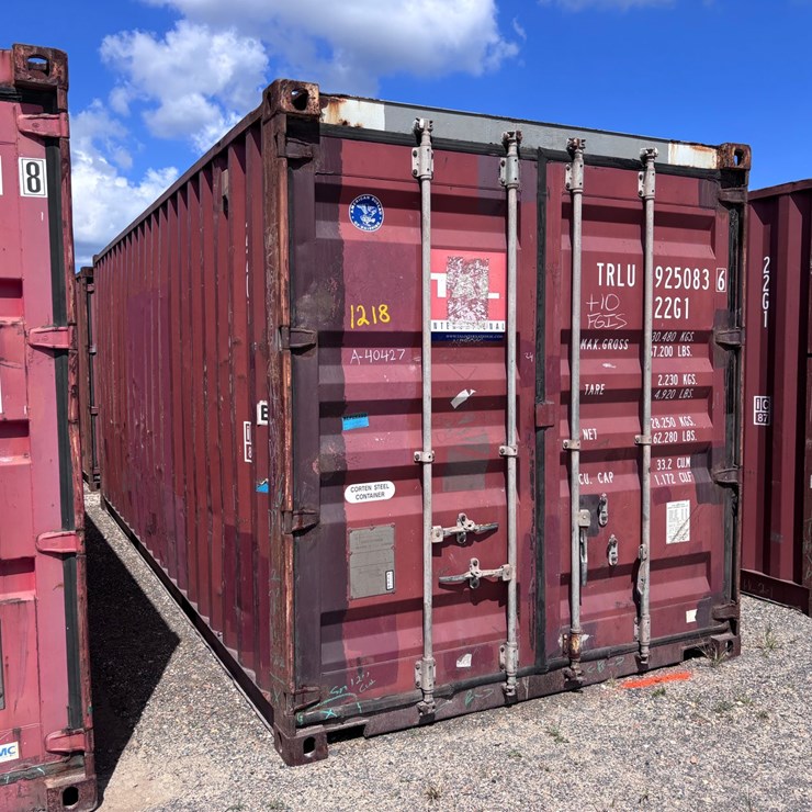#1218 • 20FT STEEL CONTAINER