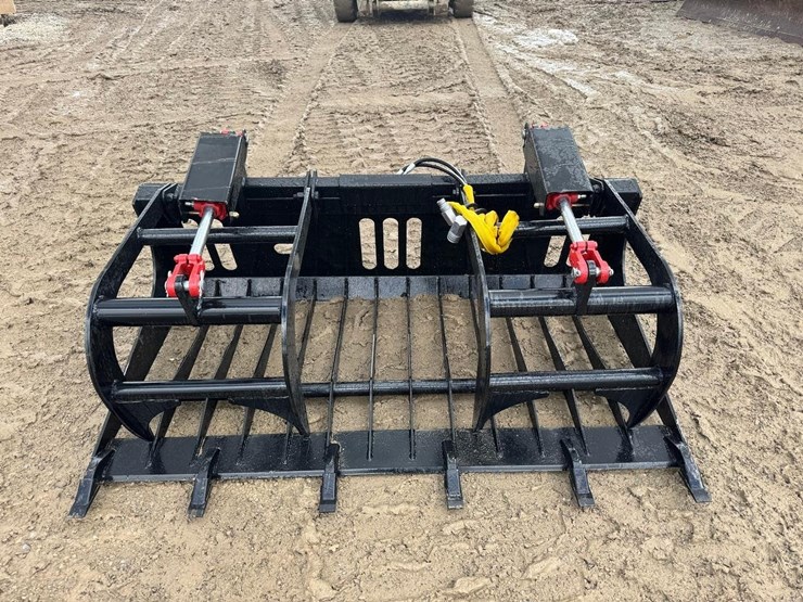 wildcat-78"-skid-steer-skeleton-grapple-w/-teeth-image-2