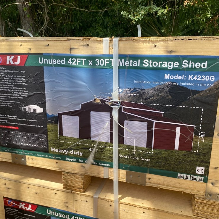 #5192 • 42FT x 30FT Metal Storage Shed