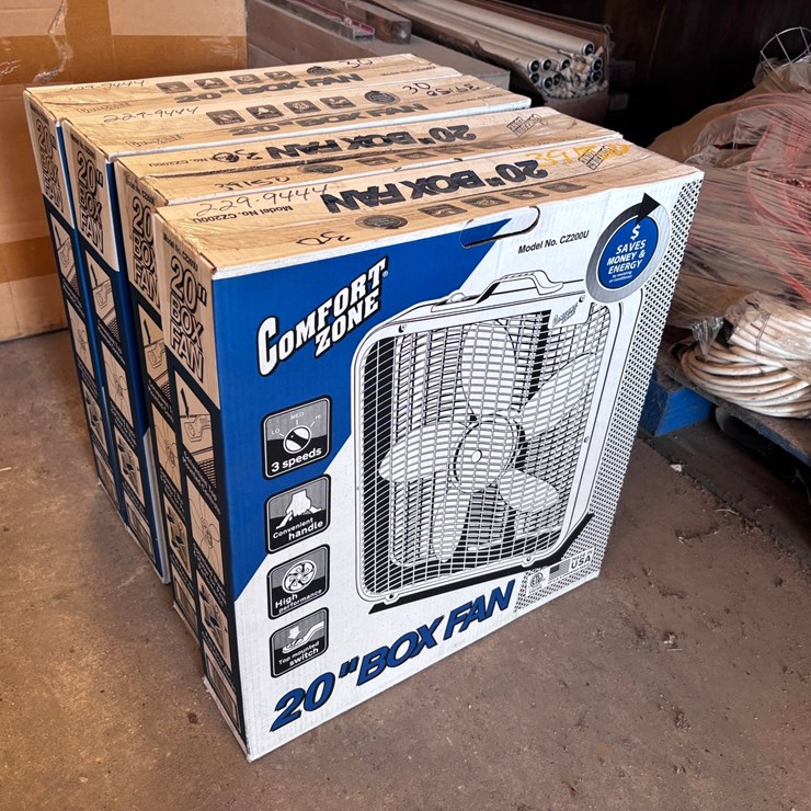 #30 • (4) LASKO BOX FAN