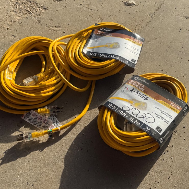 #2020 • 3X SOUTHWIRE 50FT EXTENSION CORDS