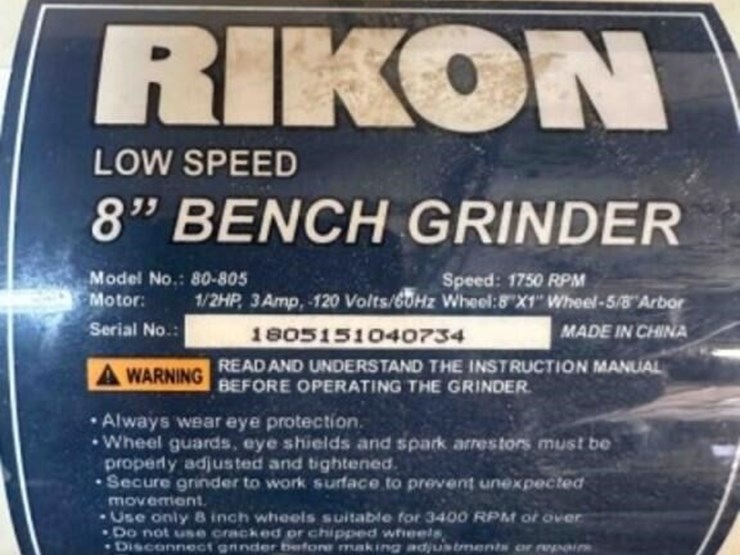 rikon-8’-bench-grinder,-need-removed-image-2