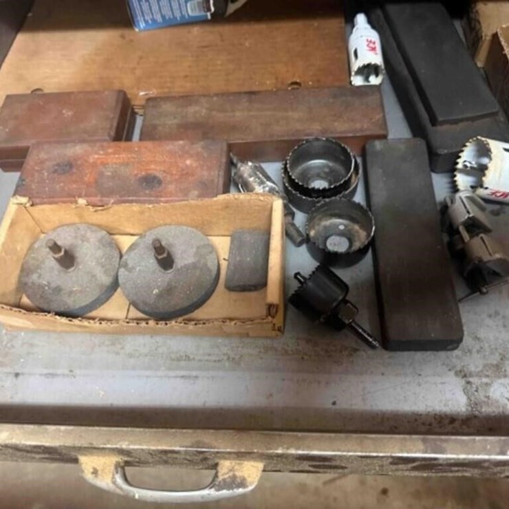 Assorted Wood Working Bits & Saws