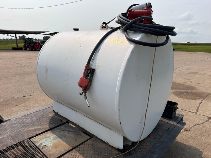 74”-x-16ft-flatbed-trailer-w/-fuel-barrel-image-8