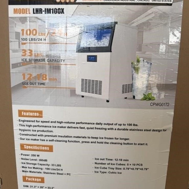 SL - Land Honor 100LB Cubic Ice Maker