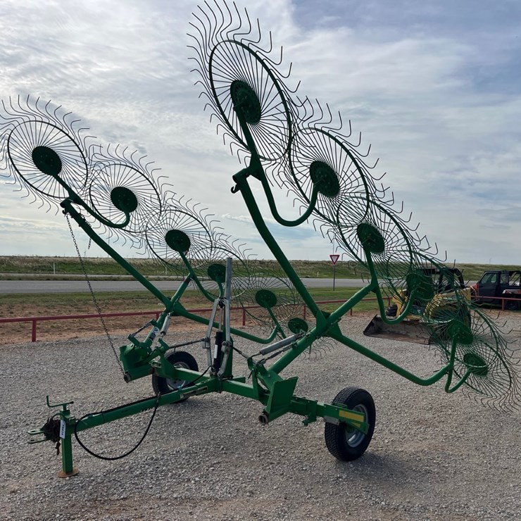 #T8834 • Frontier 12 Wheel Rake