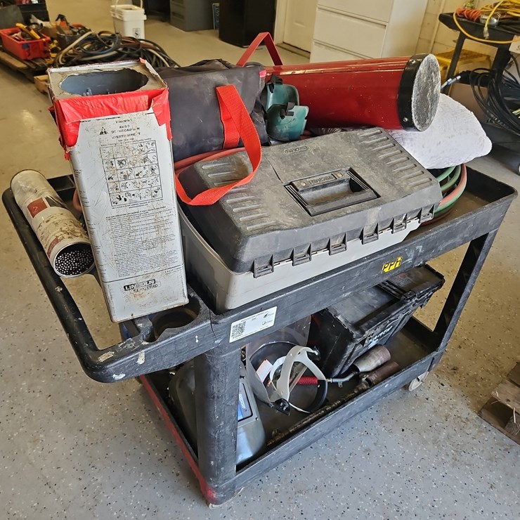 QUANTITY OF TORCHES AND WELDING SUPPLIES