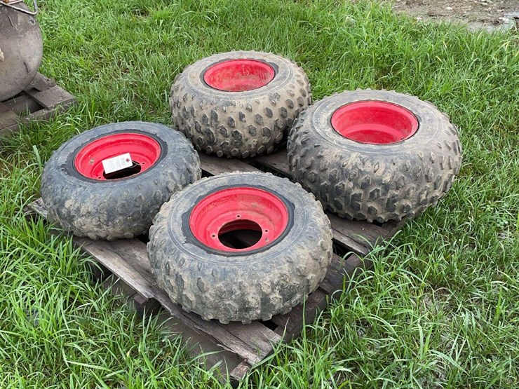 pair-of-24x11.00x10nhs-tires-on-4-bolt-rims-&-pair-of-22x8.00x10nhs-tires-on-4-bolt-rims-image-2