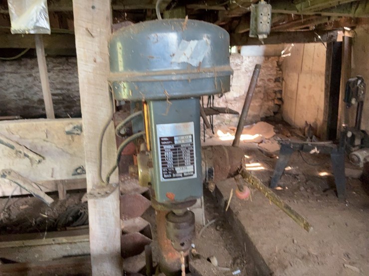 bench-top-drill-press-with-vise.-#280-image-1