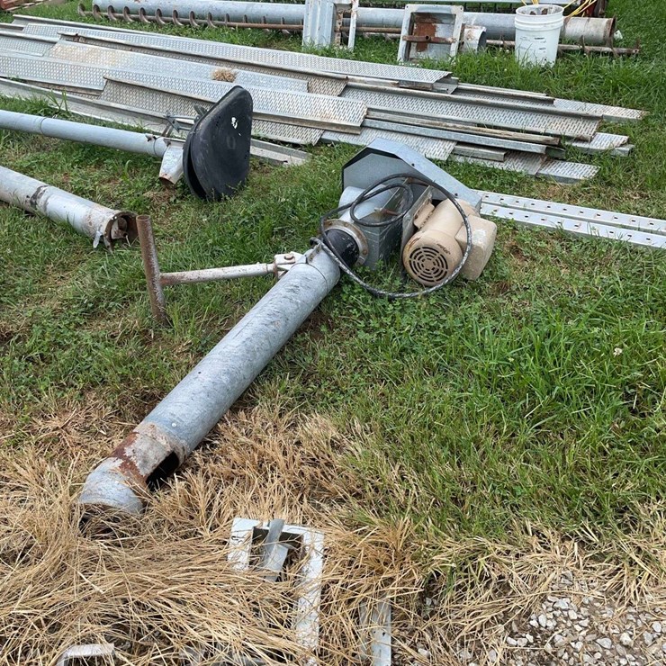 6ft angle grain bin auger with motor