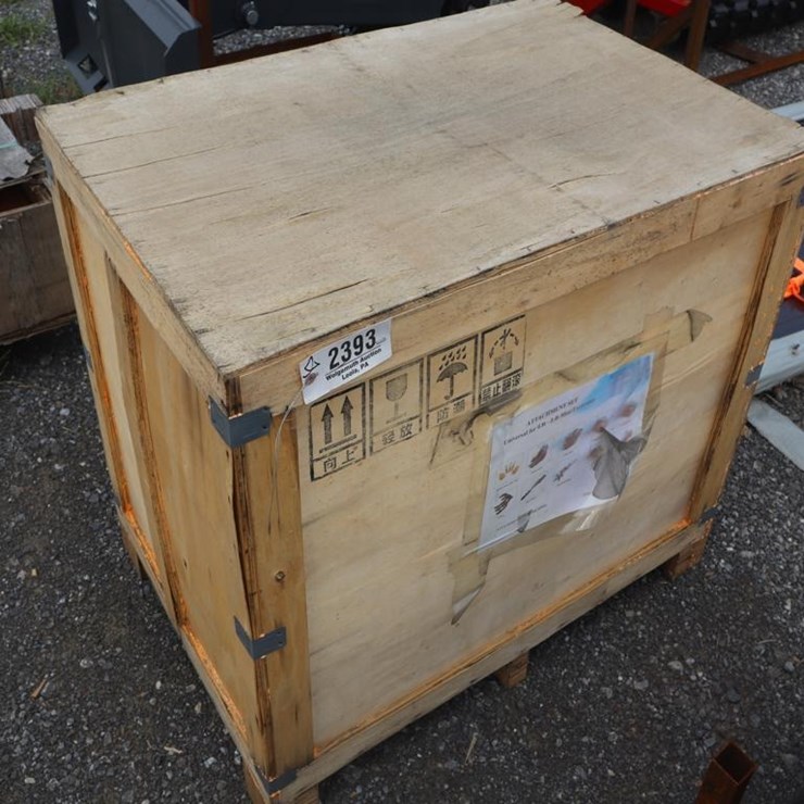 TPM Crate of Mini Excavator Attach.