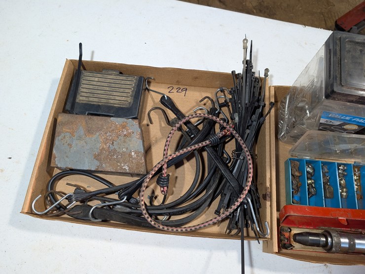 (2)-flats-of-misc.-hardware-&-drill-bits.-#229-image-3