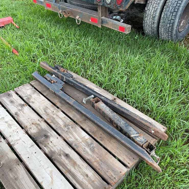 Homemade forks to put on loader bucket