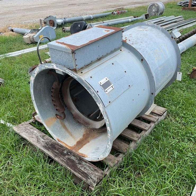 Caldwell 12.5 HP bin fan, single phase
