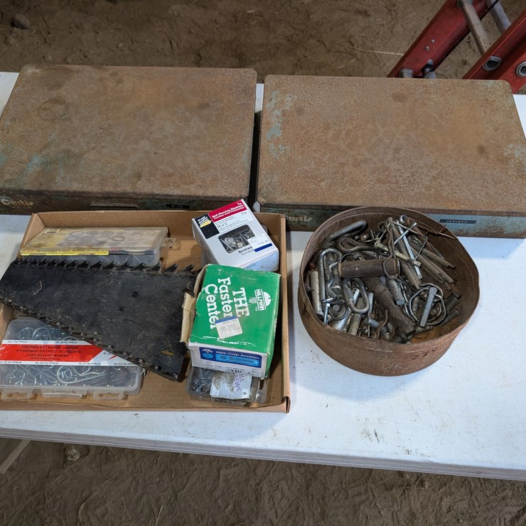 (2) Hardware organizers and Misc. hardware. #234