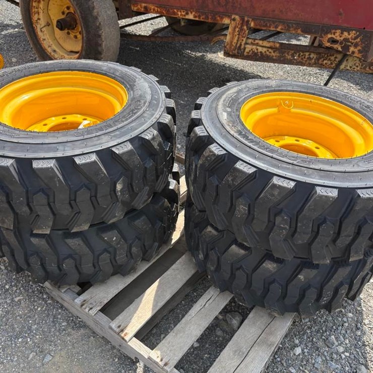 12-16.5 Tires on Wheels