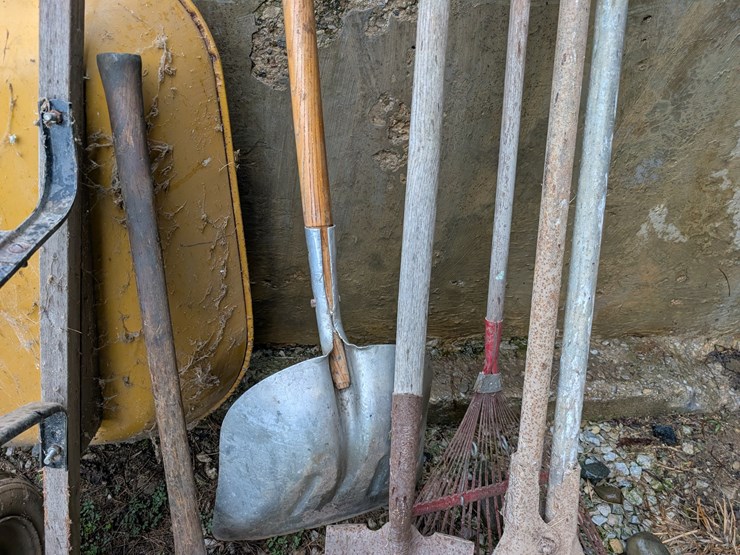 assortment-of-hand-tools-and-wheelbarrow.-#242-image-5