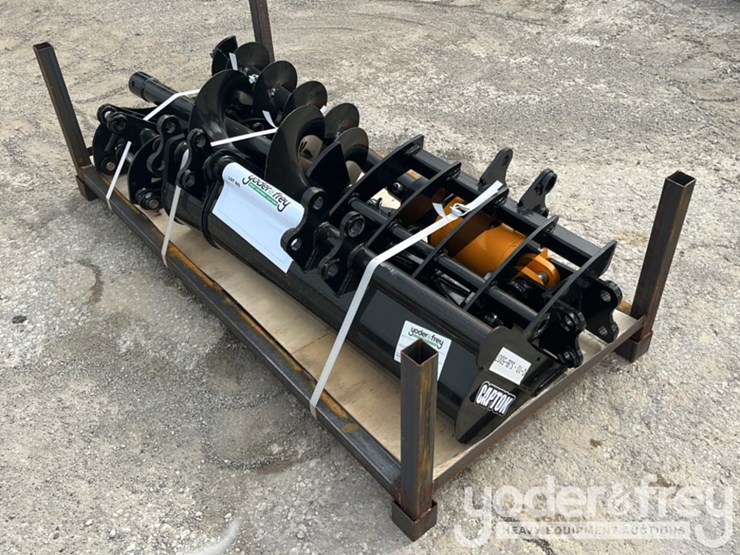 unused-2026-captok-qty-(8)-rake,-ripper,-graber,-12"-auger,-16"-auger,-8"-narrow-bucket,-24"-bucekt,-32"-bucket-to-suit-excavator-image-4
