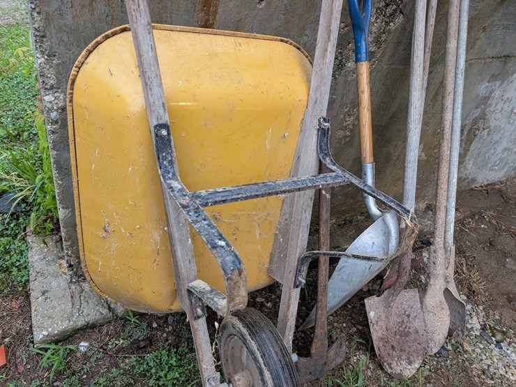 assortment-of-hand-tools-and-wheelbarrow.-#242-image-3