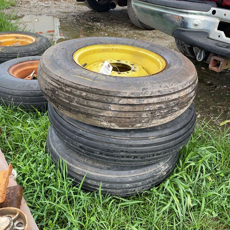 3- 7.60x15SL implement tires/rims