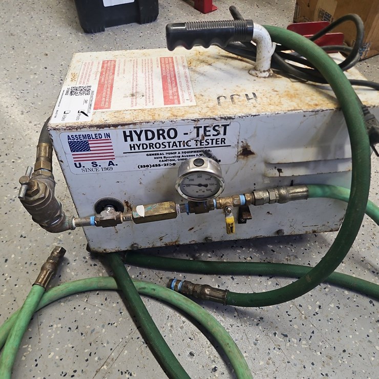 HYDRO-TEST HYDROSTATIC TESTER