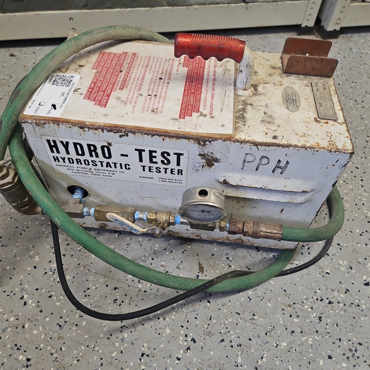 HYDRO-TEST HYDROSTATIC TESTER
