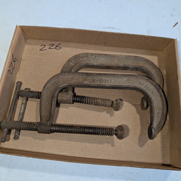 Pair of C-clamps. #226
