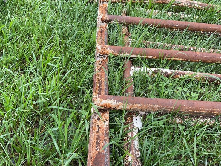 2--10ft-steel-cattle-gates-with-hinges-image-4