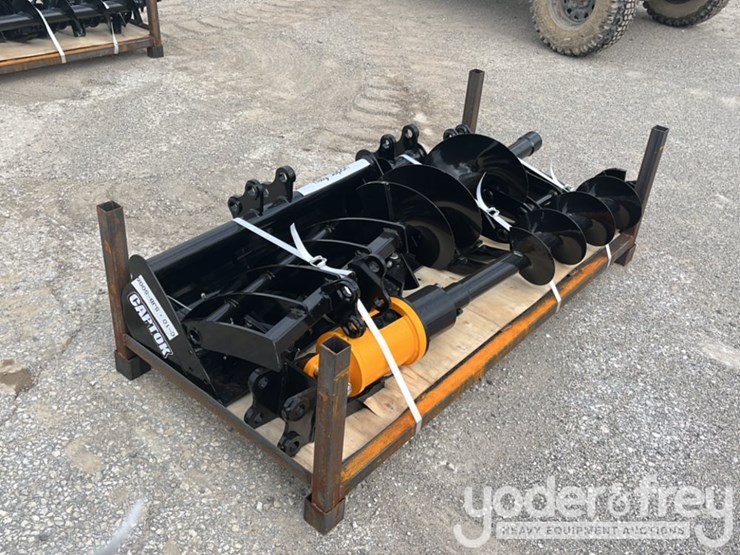 unused-2026-captok-qty-(8)-rake,-ripper,-graber,-12"-auger,-16"-auger,-8"-narrow-bucket,-24"-bucekt,-32"-bucket-to-suit-excavator-image-1