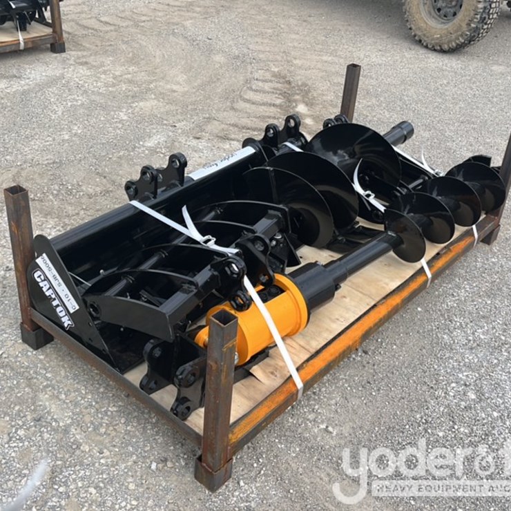 Unused 2026 Captok QTY (8) Rake, Ripper, Graber, 12" Auger, 16" Auger, 8" Narrow Bucket, 24" Bucekt, 32" Bucket to suit Excavator