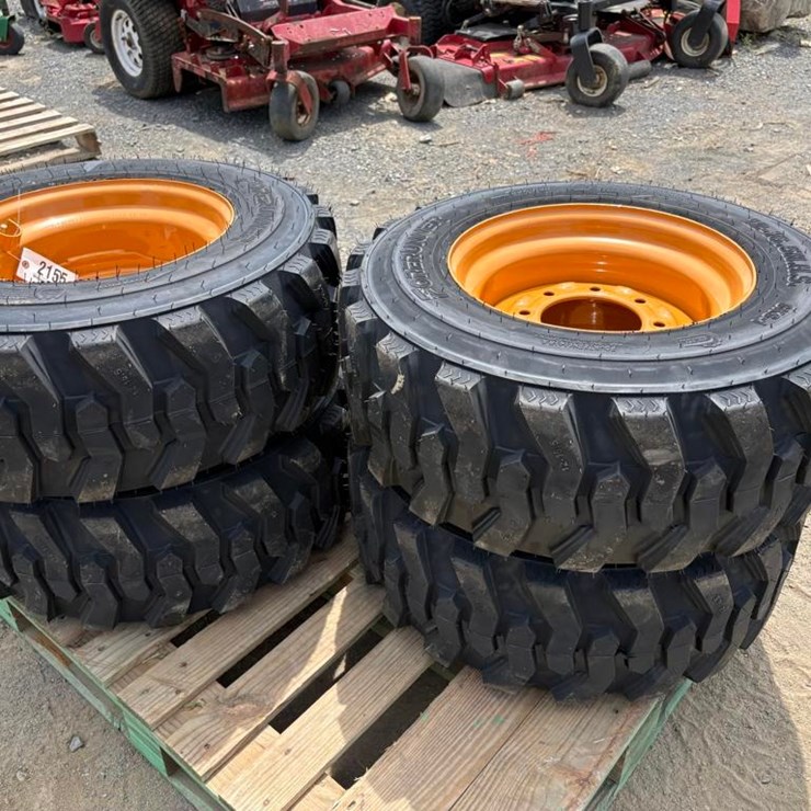 12-16.5 Tires on Wheels