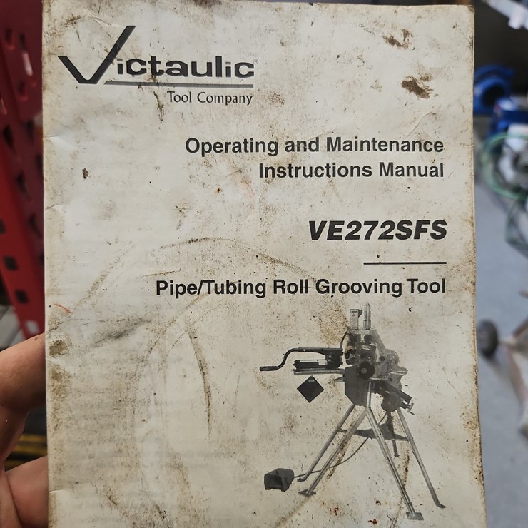 VICTAULIC VE272SFS ROLL GROOVER
