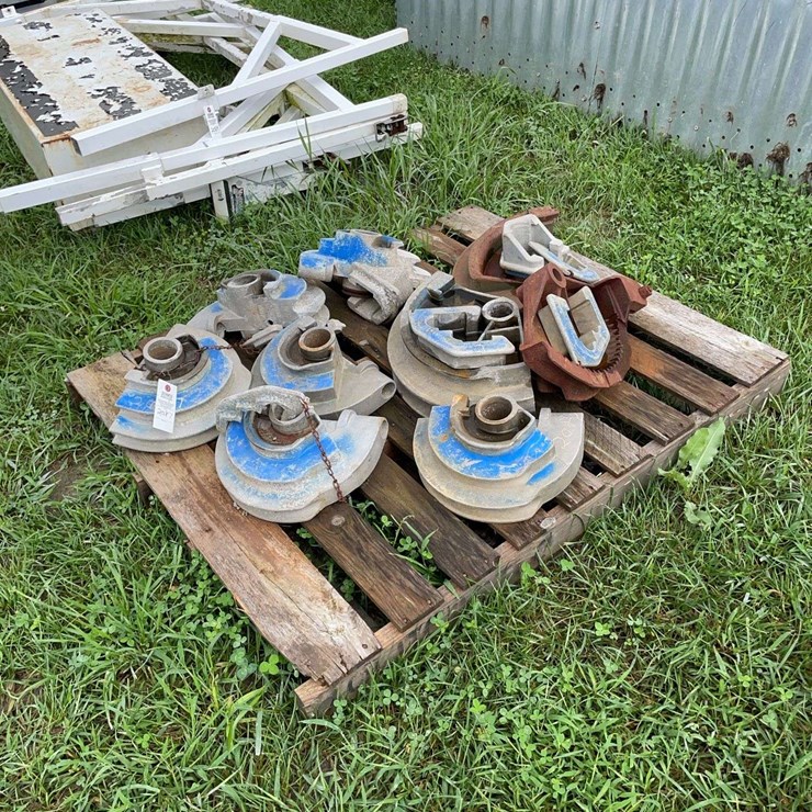 Pallet of conduit bending shoes