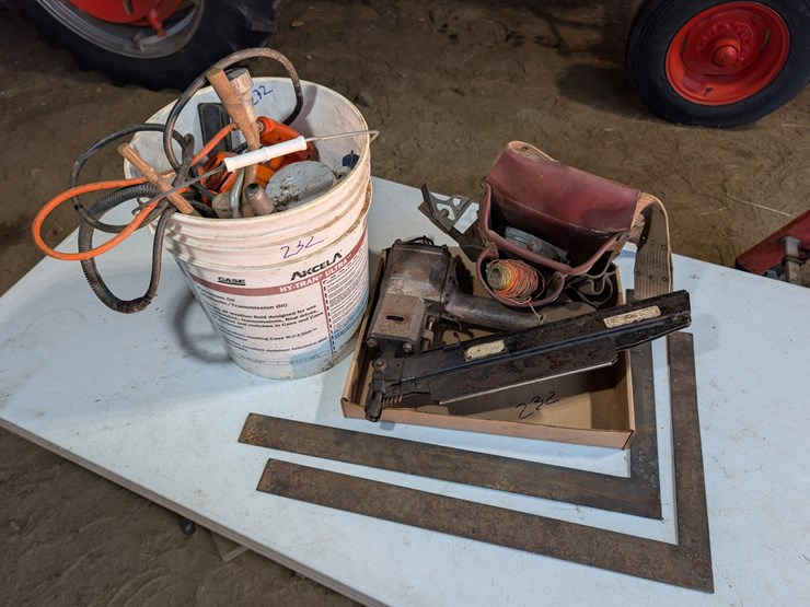 misc.-carpenter-tools-to-include-air-nailer-and-squares.-#232-image-1