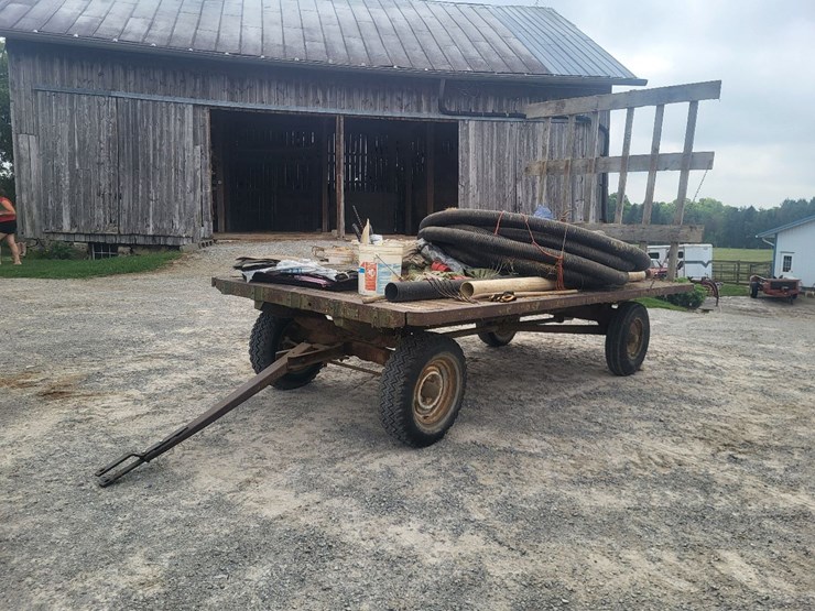hay-wagon-w/running-gear*contents-on-wagon-not-included*.-image-1